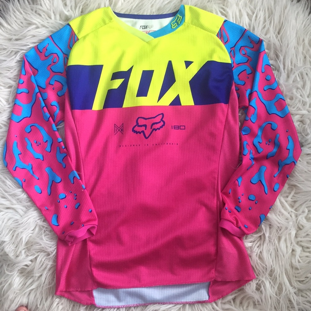 Fox motorcycle long-sleeve youth large shirt